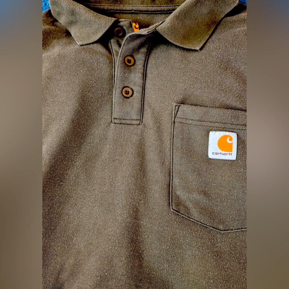 Carhartt men’s short sleeve Polo
Men’s Large